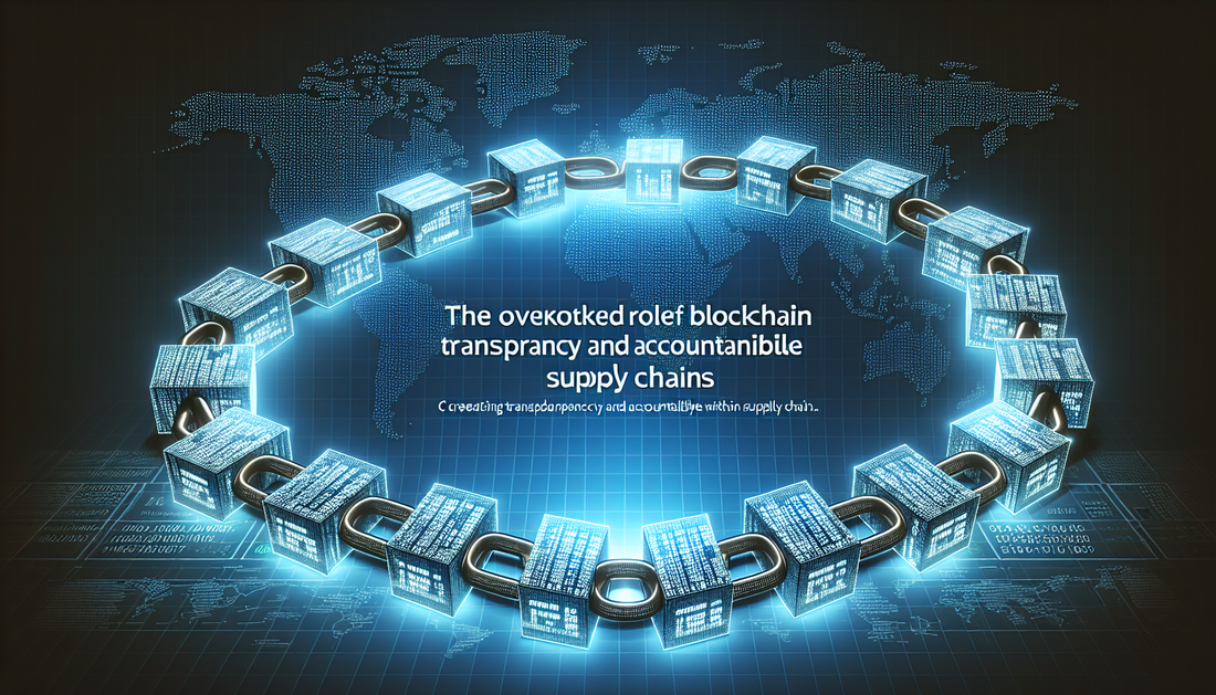 The Overlooked Role of Blockchain in Creating Transparent and Accountable Supply Chains