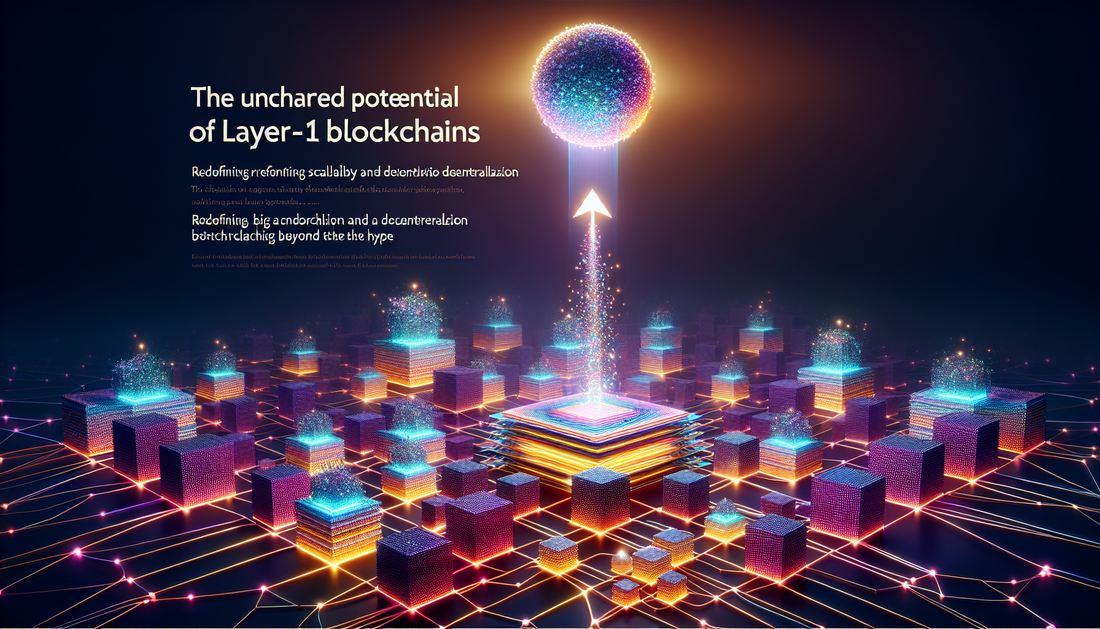 The Uncharted Potential of Layer-1 Blockchains: Redefining Scalability and Decentralization Beyond the Hype