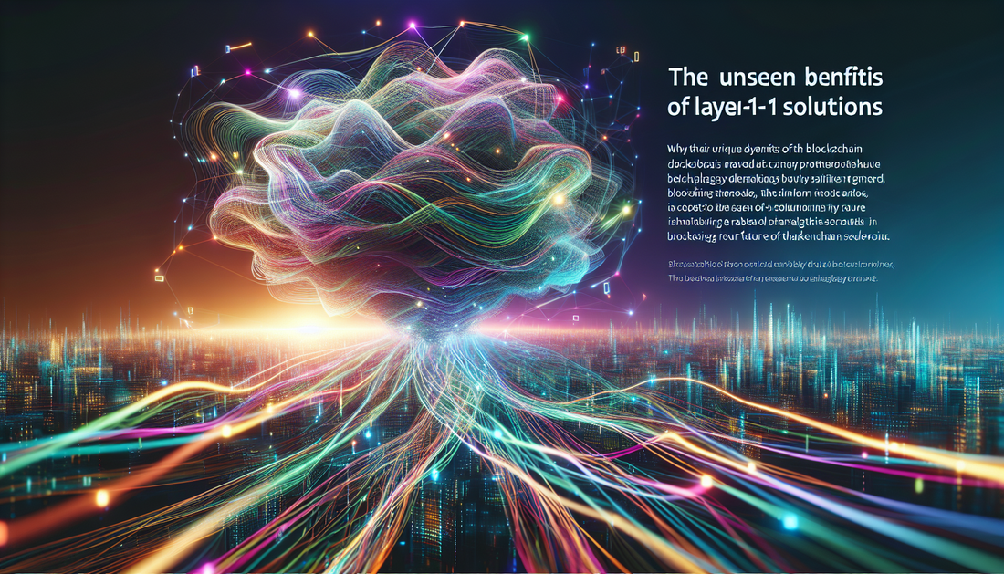 The Unseen Benefits of Layer-1 Solutions: Why Their Unique Dynamics are Shaping the Future of Blockchain Technology
