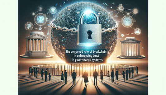 The Overlooked Role of Blockchain in Enhancing Public Trust in Governance Systems -