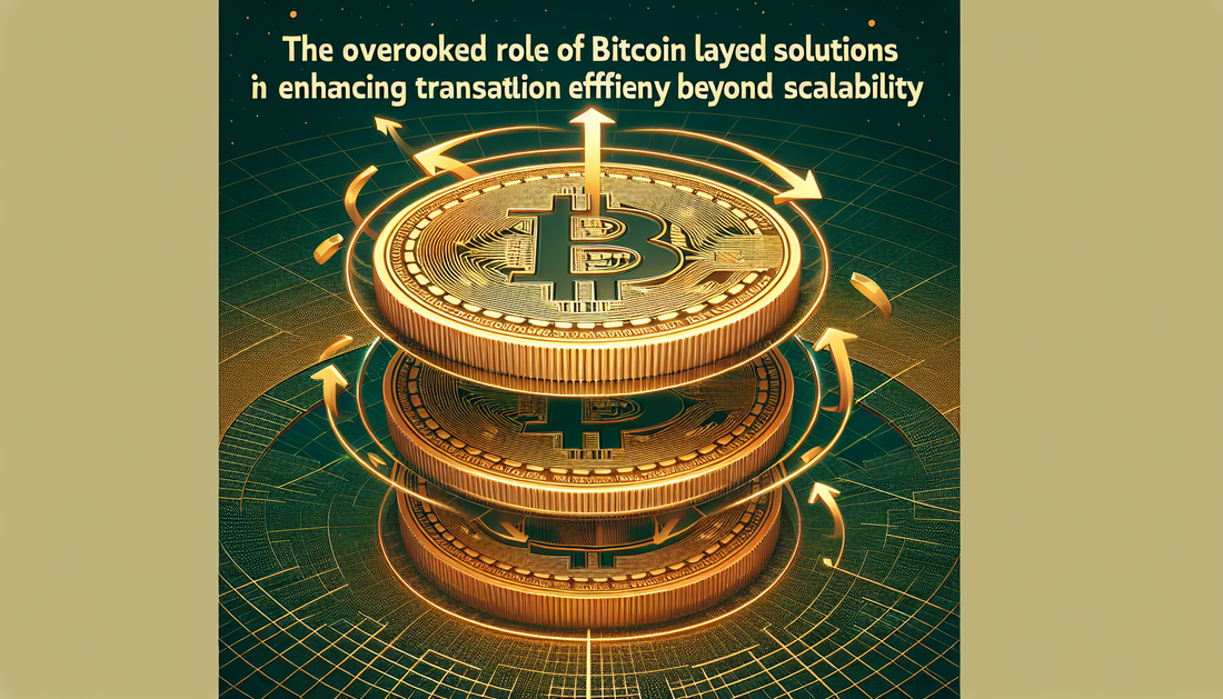 The Overlooked Role of Bitcoin Layered Solutions in Enhancing Transaction Efficiency Beyond Scalability