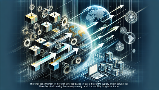 The Unseen Impact of Blockchain-Based Supply Chain Solutions: How Decentralization is Redefining Transparency and Traceability in Global Trade