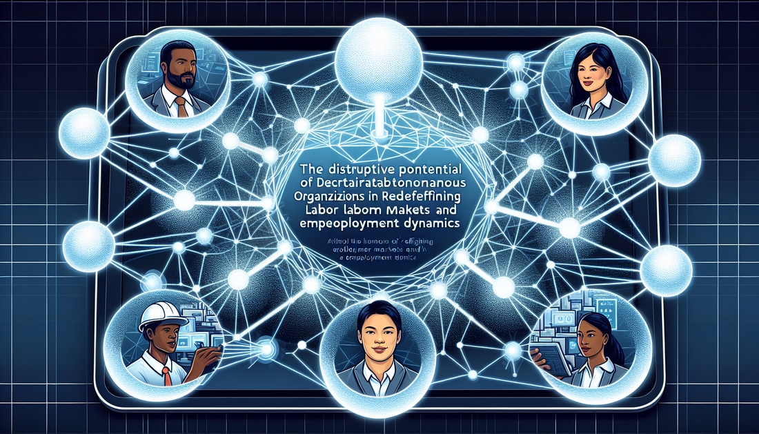 The Disruptive Potential of Decentralized Autonomous Organizations in Redefining Labor Markets and Employment Dynamics