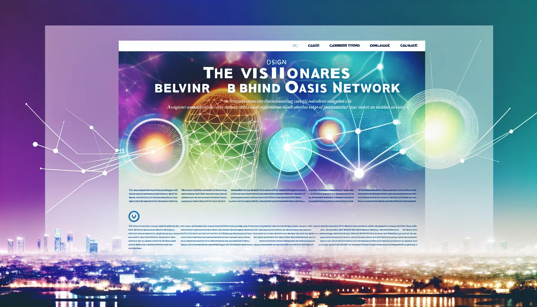 Meet the Visionaries Behind Oasis Network