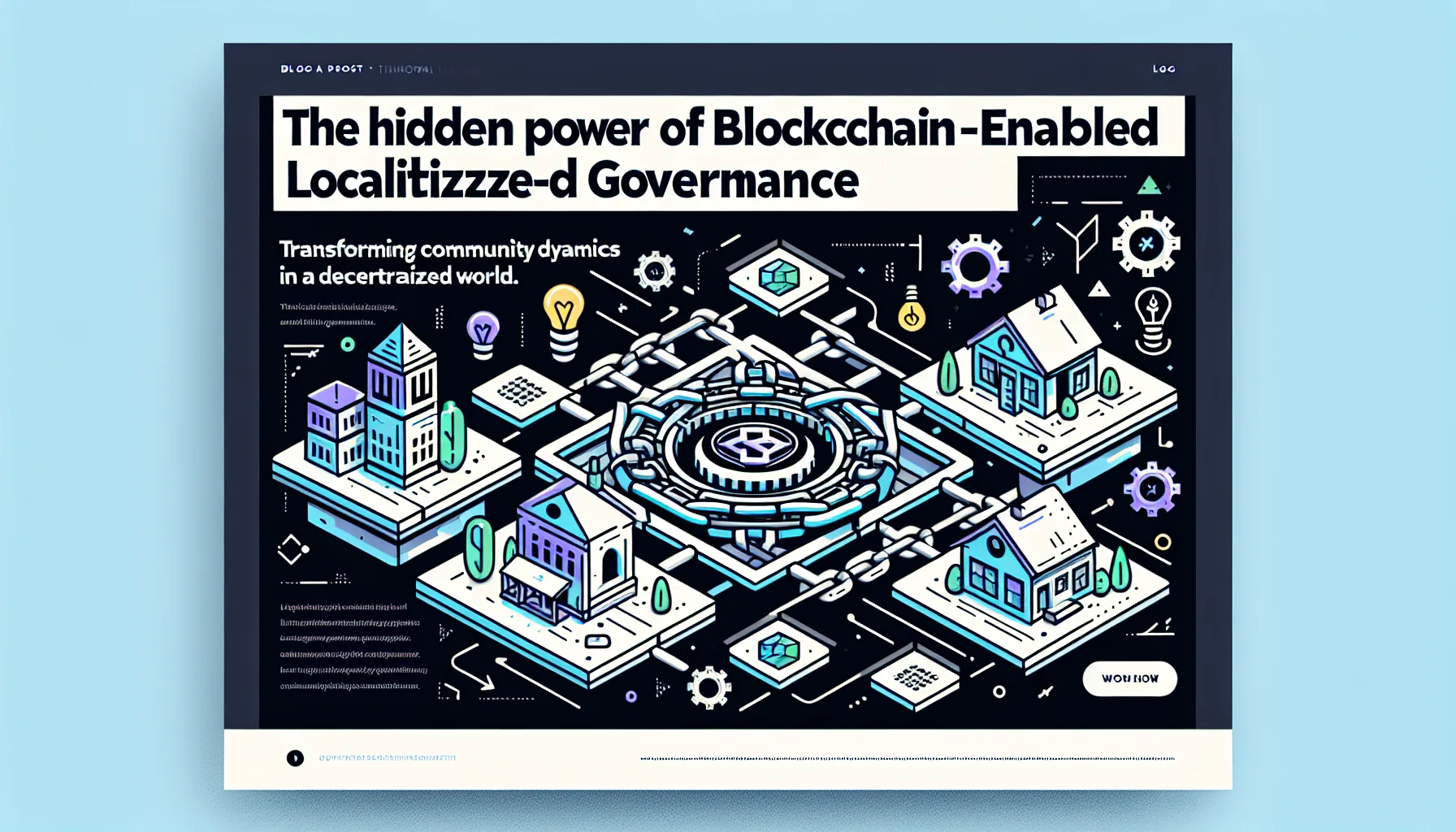 The Hidden Power of Blockchain-Enabled Localized Governance: Transforming Community Dynamics in a Decentralized World